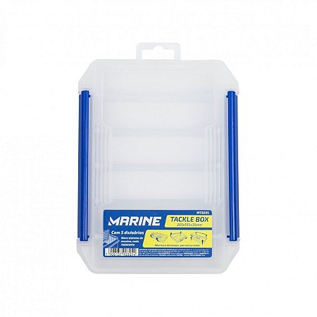 Caixa Para Pesca Ms Mtb205 Para Isca Artificial 5 Divisórias Marine Sports