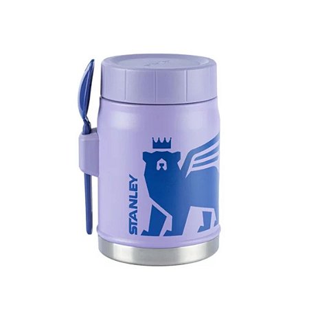 Pote Térmico Com Garfolher Youth 414ml Lacender Stanley
