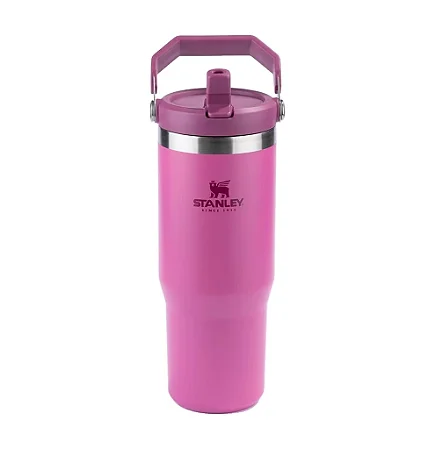 TUMBLER TERMICO FLIP STRAW 887 ML AZALEA STANLEY