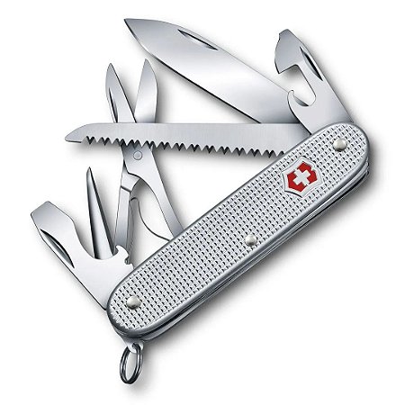 Canivete Suíço Pioneer Farmer X Alox Prata com 10 Funções Victorinox