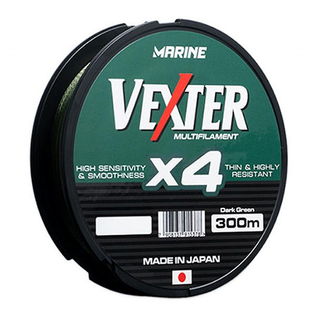 Linha Para Pesca Vexter X4 Verde 40lb 300 Metros Marine Sports