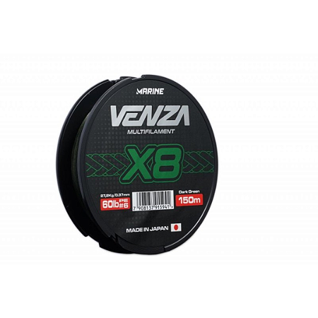 Linha Para Pesca Venza X8 Verde 20lb 150 Metros Marine Sports