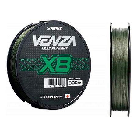 Linha Para Pesca Venza X8 Verde 25lb 300 Metros Marine Sports
