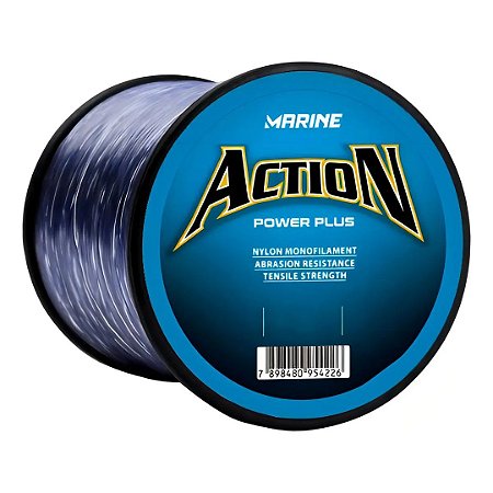 Linha Action Power Plus Nylon 23lb 37mm 600m Marine Sports