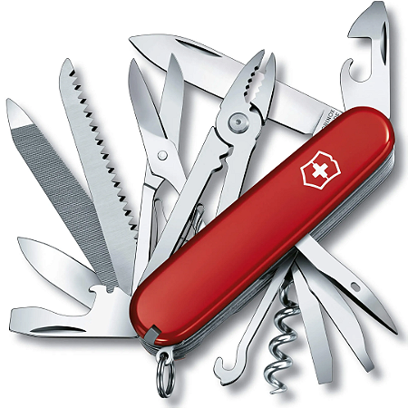Canivete Victorinox Handyman Vermelho 24 Funções Original Suíço 91mm