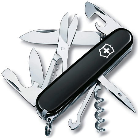 Canivete Victorinox Climber Preto 14 Funções Original Suíço 91mm