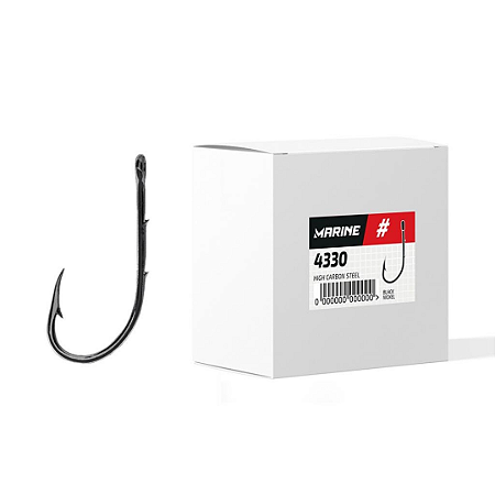 Anzol 4330 Black Nickel Caixa Tamanho 10 Com 100 Unidades Marine