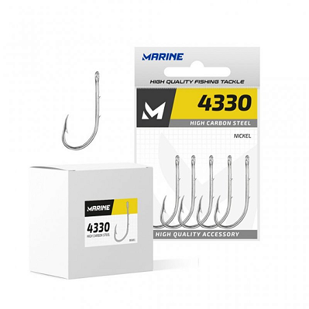 Anzol 4330 Nickel Caixa Tamanho 14 Com 100 Unidades Marine Sports