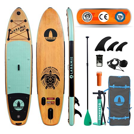 Prancha Stand Up Inflável De Alta Performance + Kit- Laramie KIT-MV