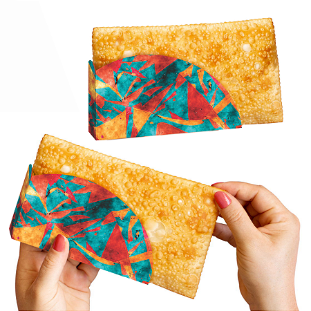 Caixa Para Pastel, Crepe c Tapioca Kardos com 100 Unidades
