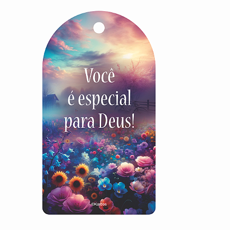 Tags Decorativas Frase Você É Especial Para Deus 5x9 Cm 50un