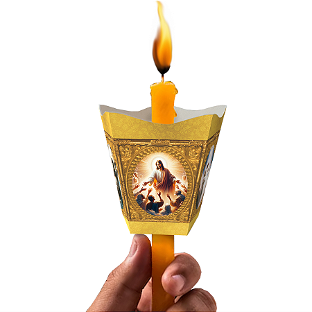 Protetor Para Vela Procissão Semana Santa Com 10 Unidades