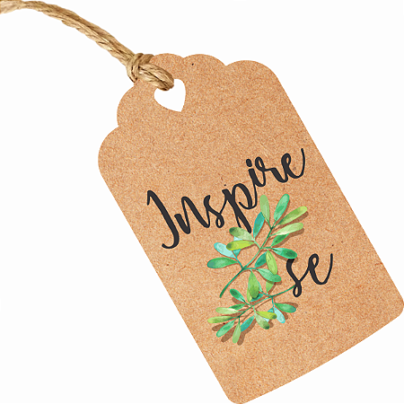 Tag Etiqueta para Artesanato Inspire se 4x7cm 100un