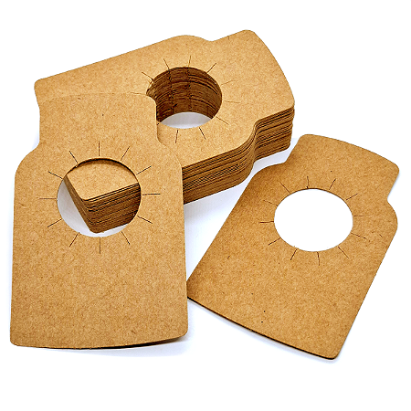 Etiqueta para Garrafa de Vinho Adega Tag Kardos em Kraft 50u