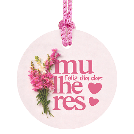 Tag Dia das Mulheres da KARDOS Etiqueta pra Presente com 50u