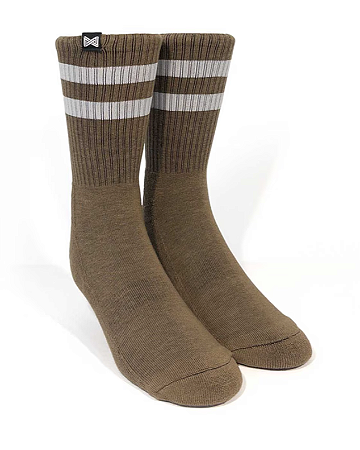 Meia Norden Old School Marron