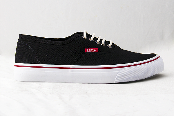 Tenis Lejon Preto Branco LJVU0259