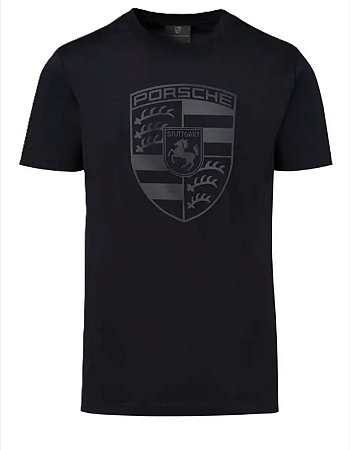 Camiseta Porsche Logo All Black