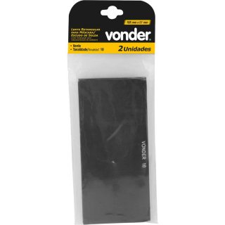 LENTE VIDRO VERDE TON 10 51X108MM CART. 2PCS VONDER