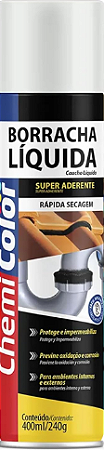 Borracha Liquida Branca Spray 400ML/240G - Chemicolor