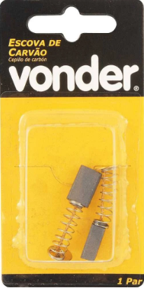 Escova de Carvão 127V/220V ECV800 Vonder (Esmerilhadeira Skil 9002/9004)
