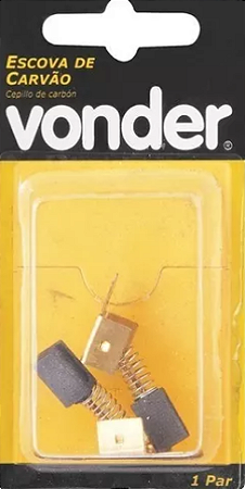Escova de Carvão 127V/220V ECV200 Vonder (Makita Lixadeira.Martelete.Tico-Tico.Orbital.Furadeira)