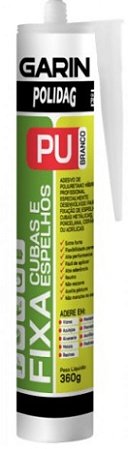 Fixa Espelho / Cola Cuba 360gr Ms Polimero Branco Garin