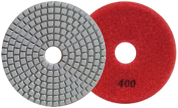 Disco de Polimento Brilho D'agua G400 Diamantada 4" 100mm