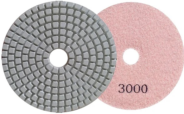 Disco de Polimento Brilho D'agua G3000 Diamantada 4" 100mm