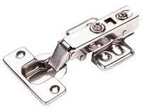 Dobradiça Inox Reta Amortecedor Calço Fixo 35MM