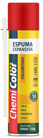 Espuma Expansiva de PU 500ML/310G
