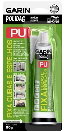 Fixa Espelho Fixa Cuba PU Cinza Bisnaga 80g
