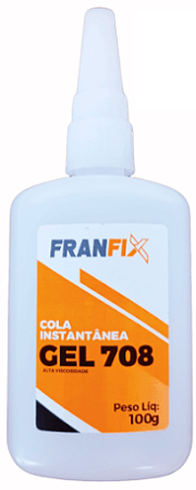 Cola Bonder Gel 708 Franfix 100g Alta Resistência