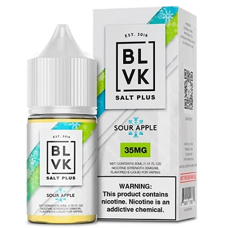 BLVK Salt Plus Sour Apple 50mg 30ml