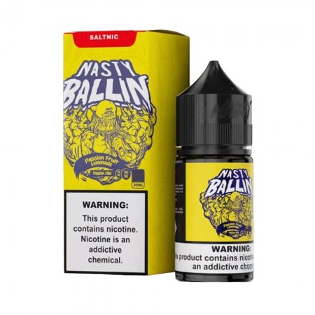 Nasty Salt Ballin Passion Fruit Lemonade 50mg 30ml