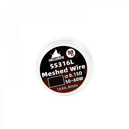 Meshed Wire SS316L 0.15 10pcs