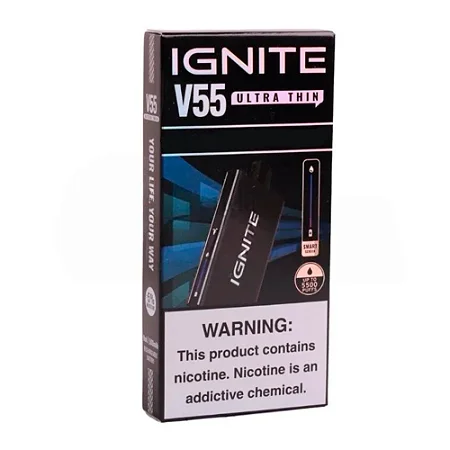 Ignite V55 Black Slim Menthol