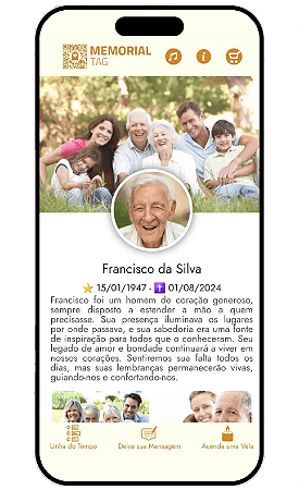 Memorial Tag - Ouro