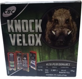 CARTUCHO CBC 12/70 BALOTE KNOCK DOWN