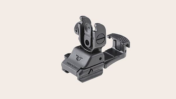 CONJUNTO ALCA E MASSA DE MIRA REGULAVEL FLIP-UP COM ENGATE RÁPIDO AR -15 FIRE EAGLE