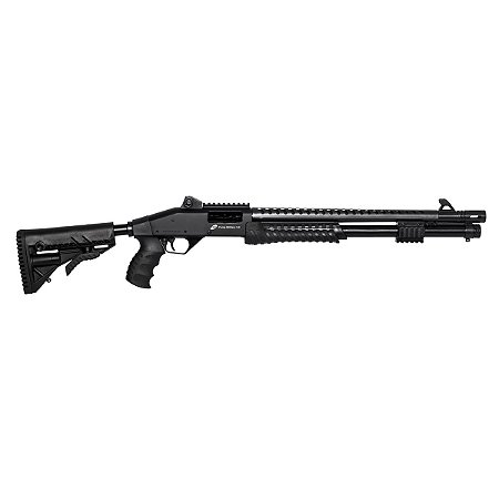 ESPINGARDA CBC MILITARY 3.0 Cal. 12 19" RETRÁTIL FULL - COM ACESSORIOS"