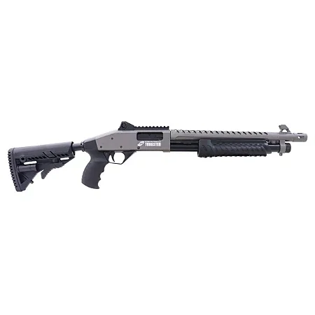 Espingarda CBC Pump Military 3.0 Tungsten Coronha Retrátil Calibre 12 Cano 16" Com Acessórios