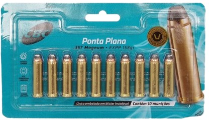 MUNIÇÃO CBC 357MAG EXPP 158GR BLIS C