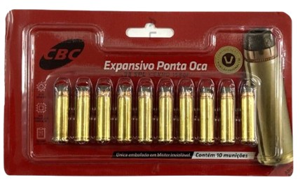 MUNIÇÃO CBC 38SPL EXPO +P 158GR BLST C