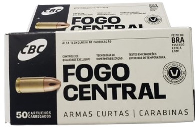MUNIÇÃO CBC 9MM LUGER ETOG 124GR TREINA C
