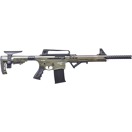 Espingarda KHAN AX-2 Monoblock O.D Green- Semi Auto 18,5" CAL 12 CBC