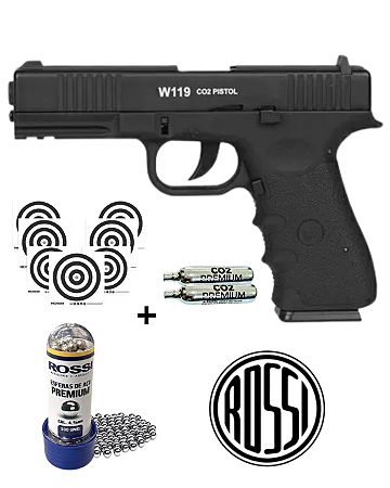 PIST PRES WINGUN W119 SLIDE METAL CO2 4,5MM CB261