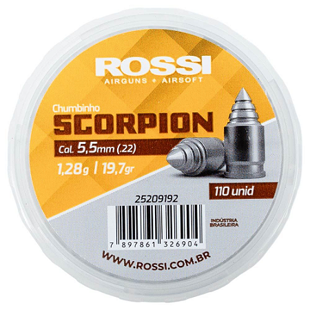 CHUMBINHO ROSSI SCORPION 5,5MM (110 UN)