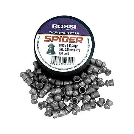 CHUMBINHO ROSSI SPIDER 5,5MM (100 UN)