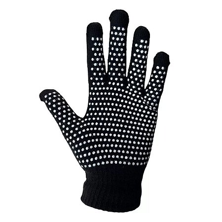 Kit 12 Un Luva Lã Antiderrapante Inverno Frio Unissex Adulto